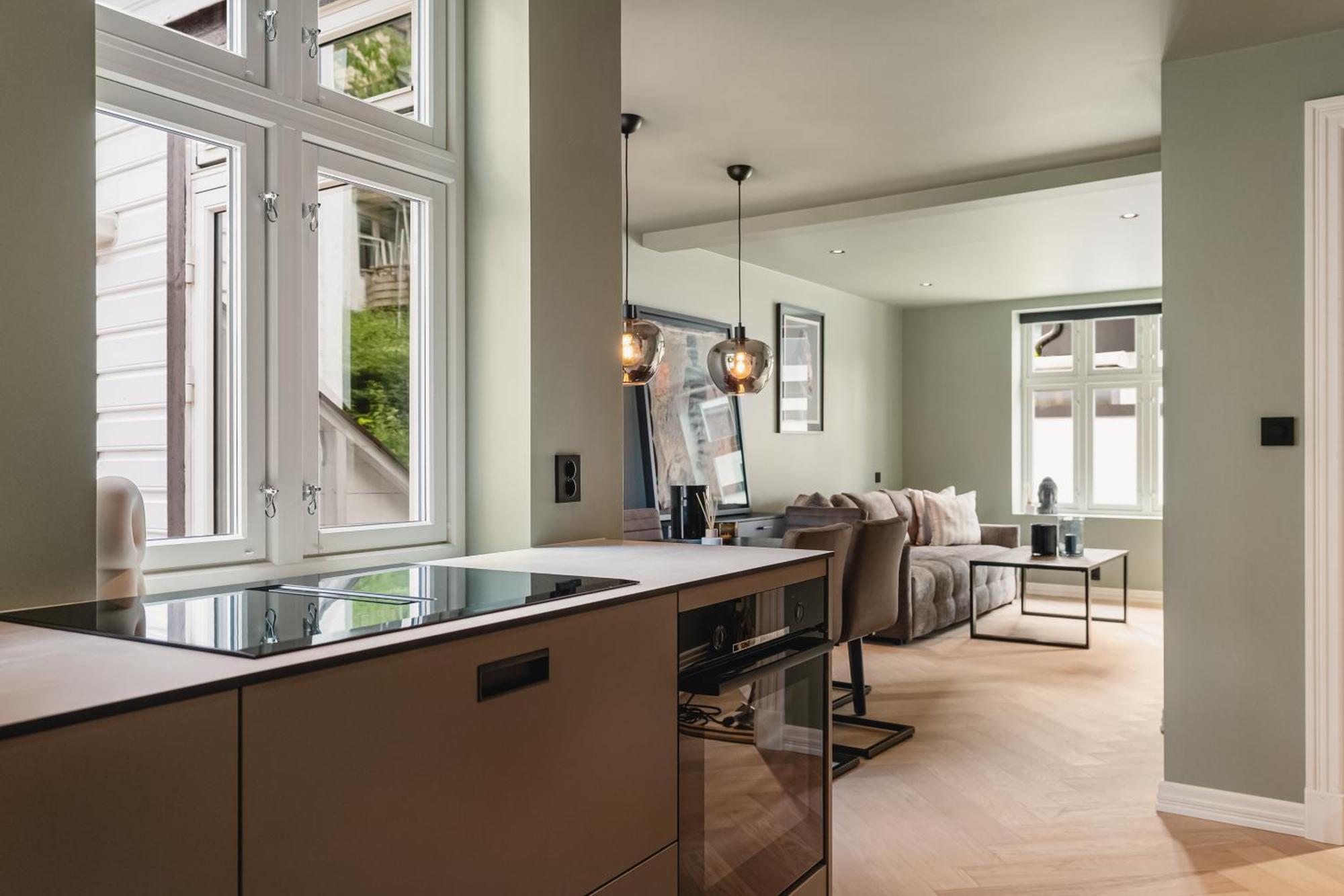 Appartamento Bryggen // Floyen Living Bergen Esterno foto
