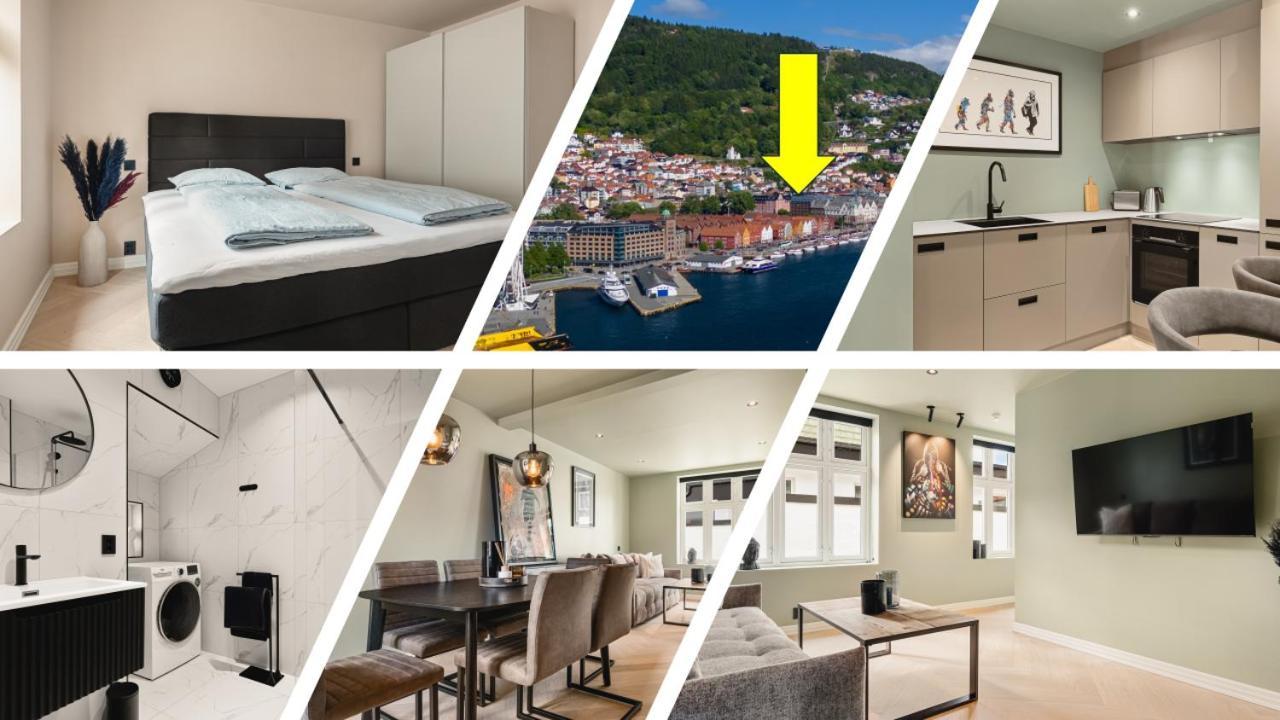 Appartamento Bryggen // Floyen Living Bergen Esterno foto